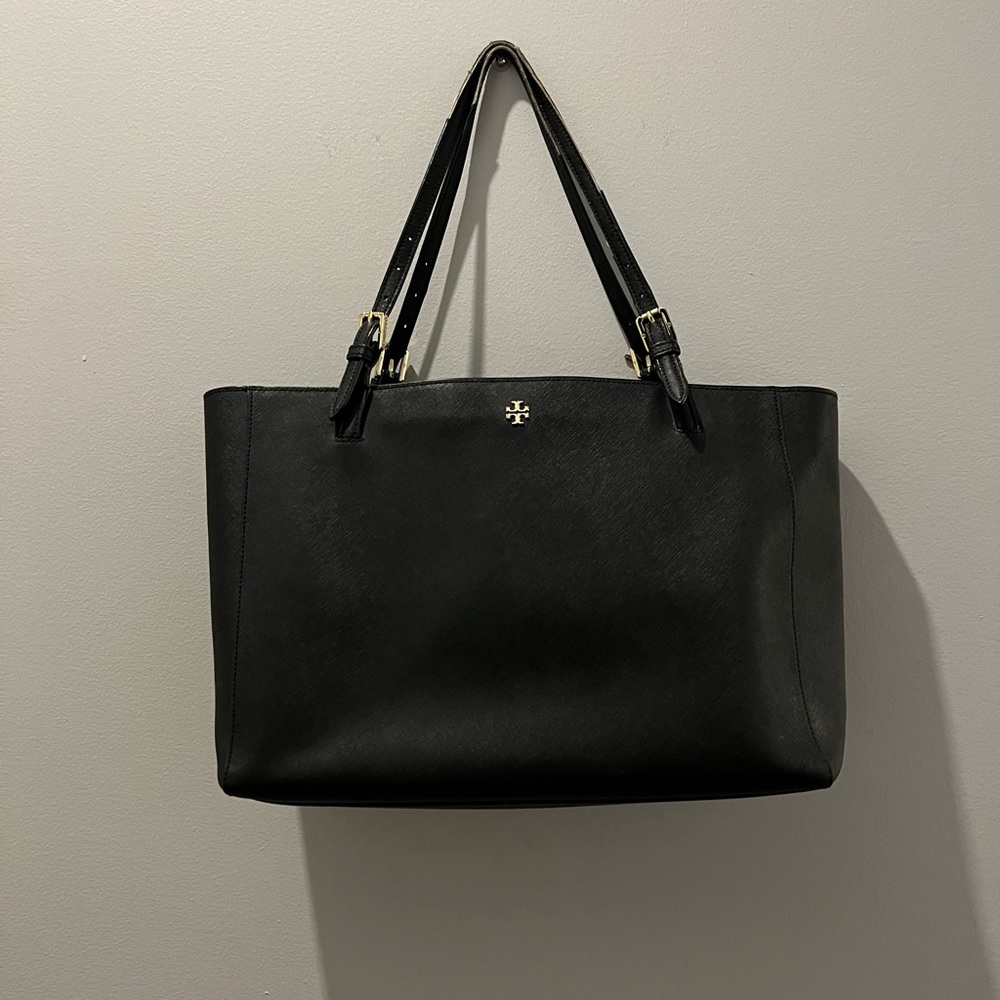 Tory Burch Black Saffiano Lather Tote bag